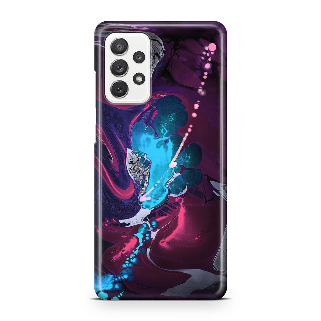 Abstract Purple Blue Art Galaxy A32 / A52 / A72 Case