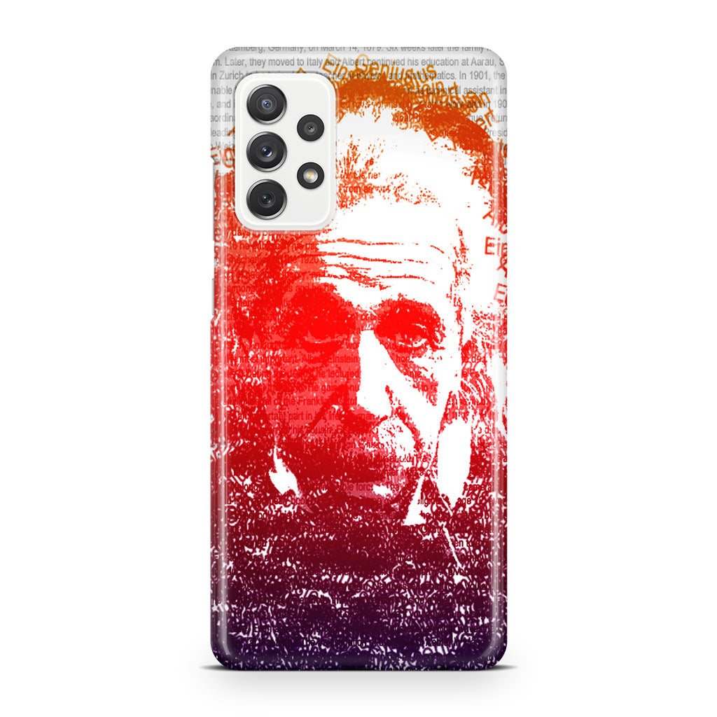 Albert Einstein Art Galaxy A32 / A52 / A72 Case