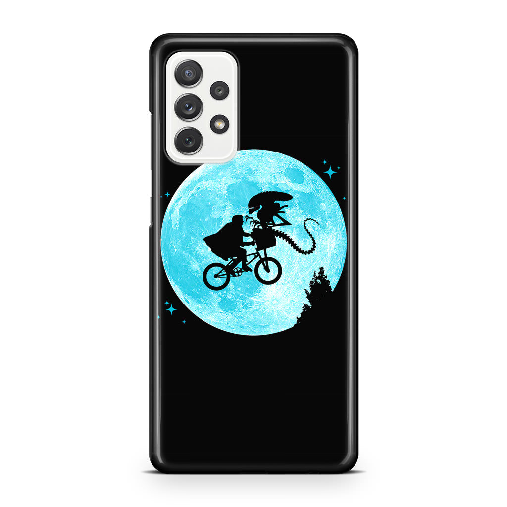 Alien Bike to the Moon Galaxy A32 / A52 / A72 Case