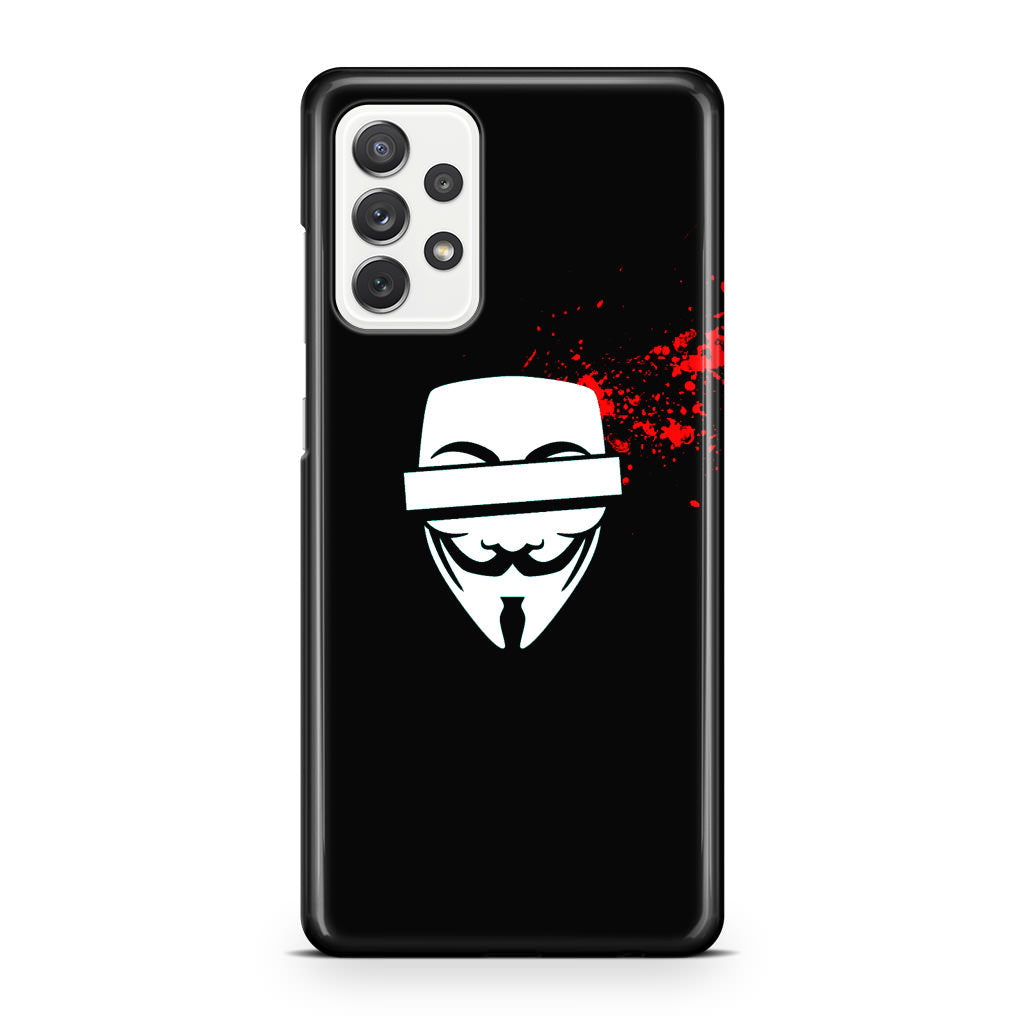 Anonymous Blood Splashes Galaxy A32 / A52 / A72 Case