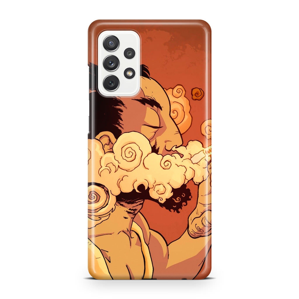 Artistic Psychedelic Smoke Galaxy A23 5G Case