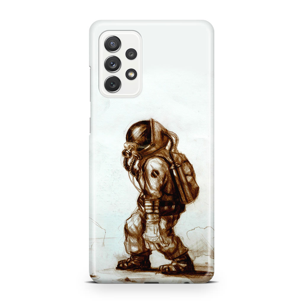 Astronaut Heavy Walk Galaxy A32 / A52 / A72 Case