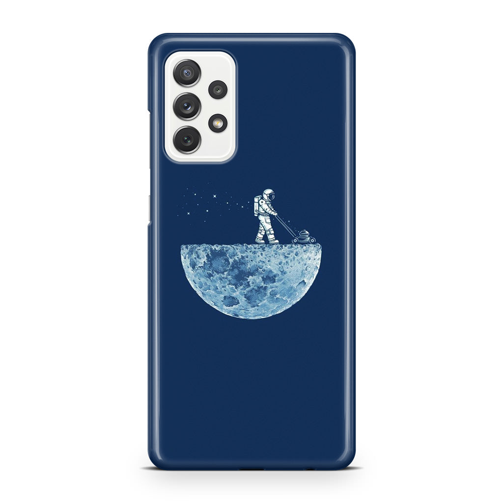 Astronaut Mowing The Moon Galaxy A23 5G Case