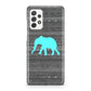 Aztec Elephant Turquoise Galaxy A23 5G Case