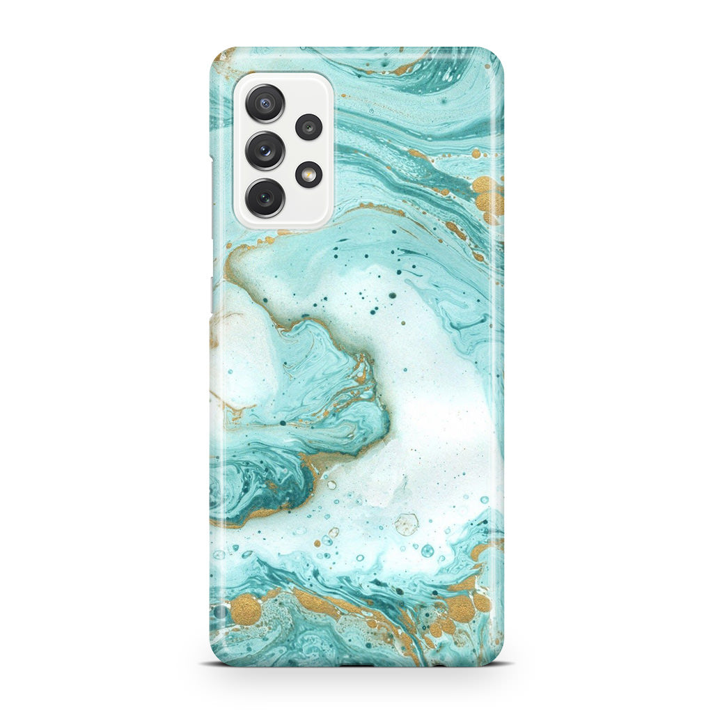 Azure Water Glitter Galaxy A32 / A52 / A72 Case