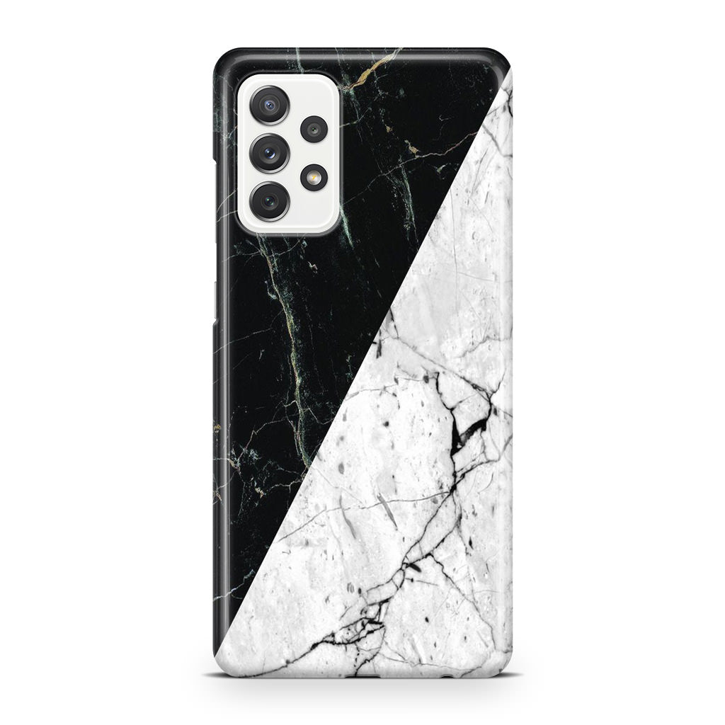 B&W Marble Galaxy A32 / A52 / A72 Case