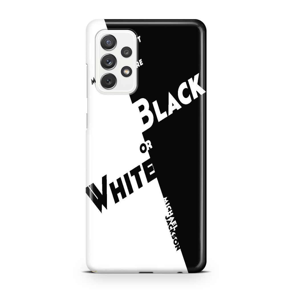 Black Or White Michael Jackson Galaxy A32 / A52 / A72 Case