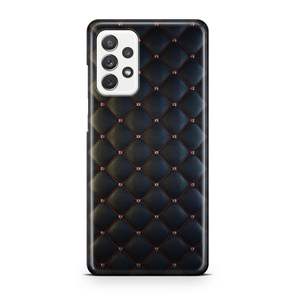 Black Royal Pattern Galaxy A32 / A52 / A72 Case