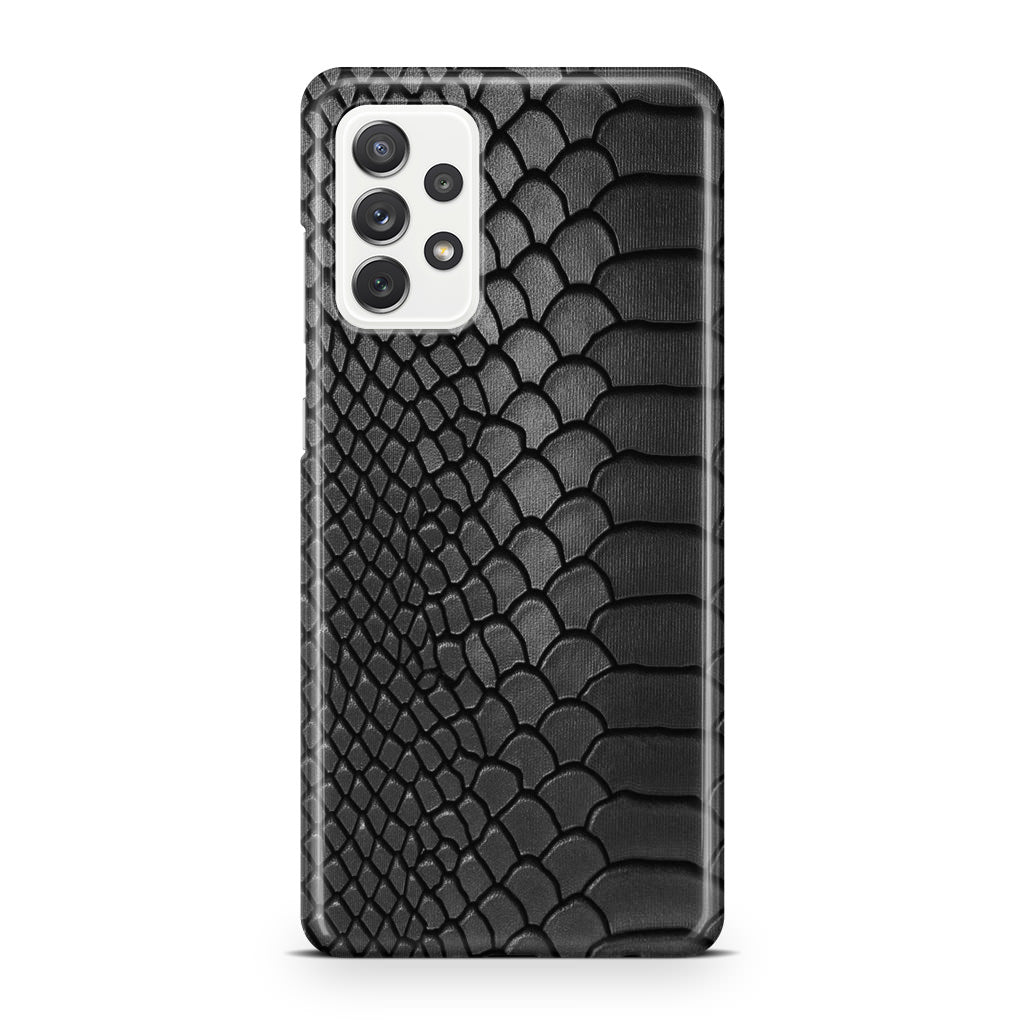 Black Snake Skin Texture Galaxy A32 / A52 / A72 Case