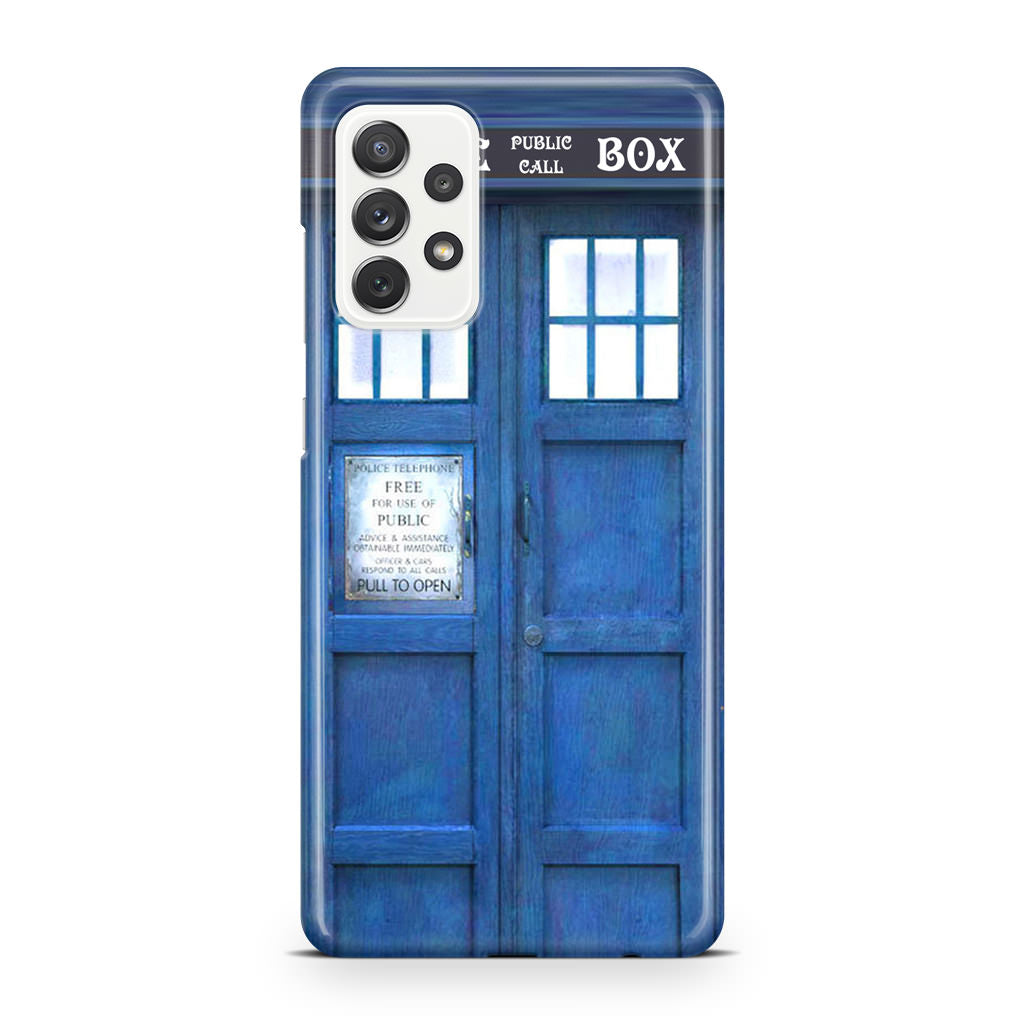 Blue Police Call Box Galaxy A32 / A52 / A72 Case