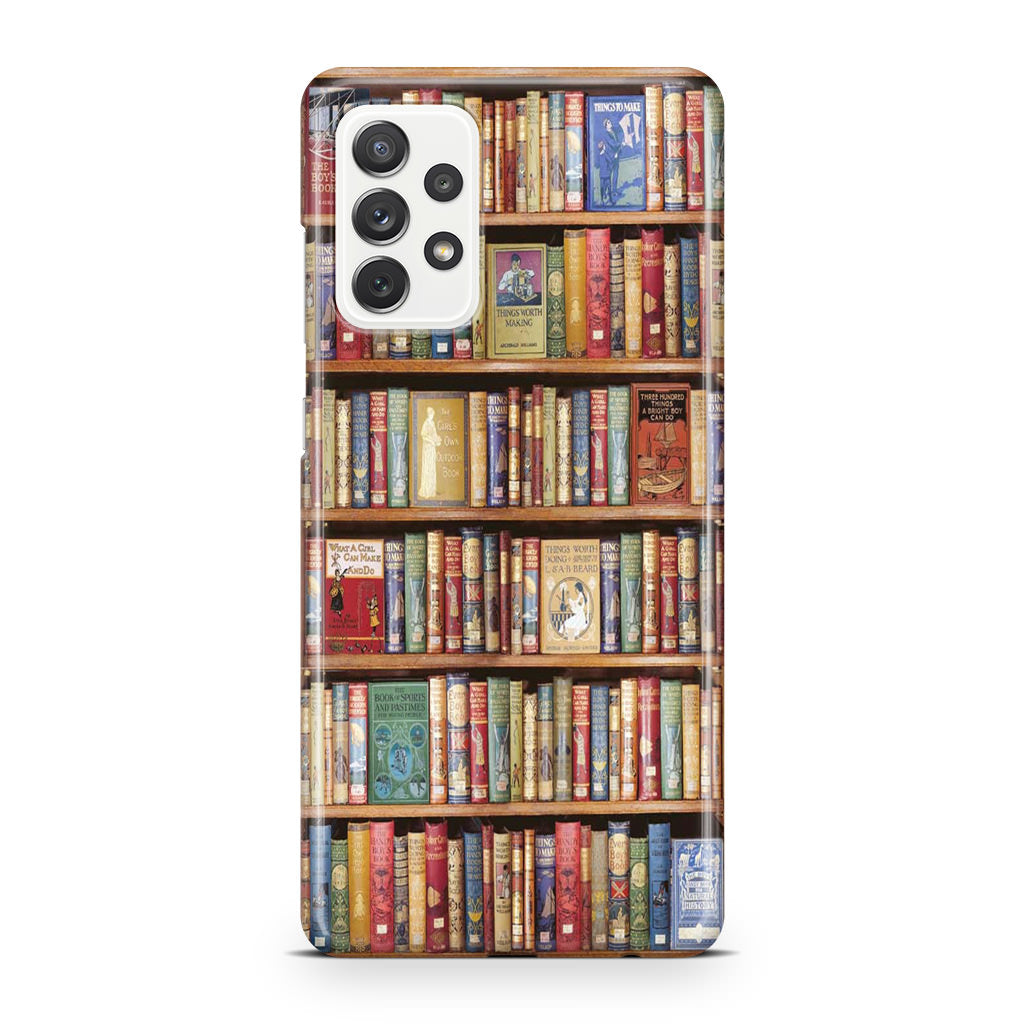 Bookshelf Library Galaxy A32 / A52 / A72 Case