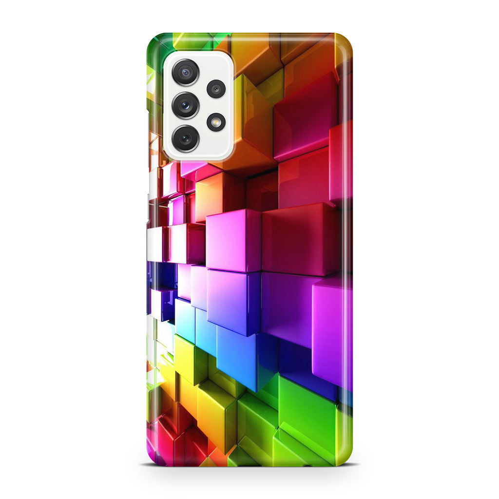 Colorful Cubes Galaxy A32 / A52 / A72 Case