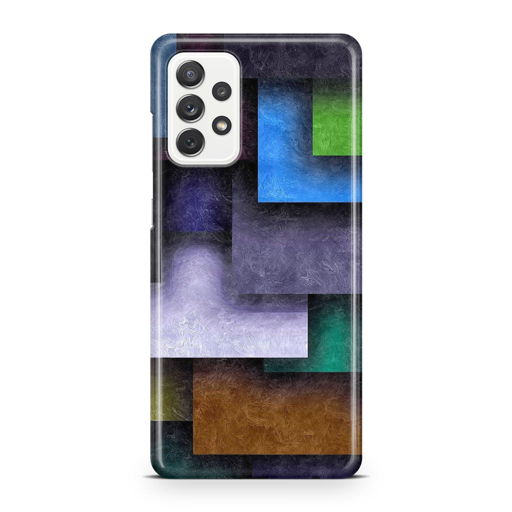 Colorful Rectangel Art Galaxy A32 / A52 / A72 Case