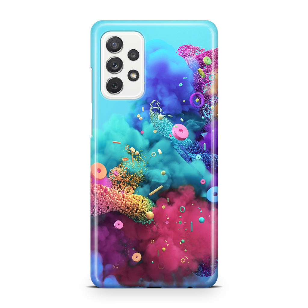 Colorful Smoke Boom Galaxy A32 / A52 / A72 Case