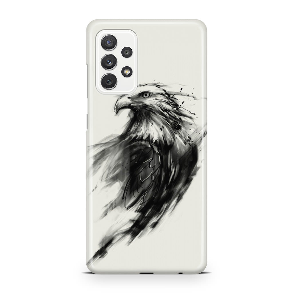 Eagle Art Black Ink Galaxy A32 / A52 / A72 Case