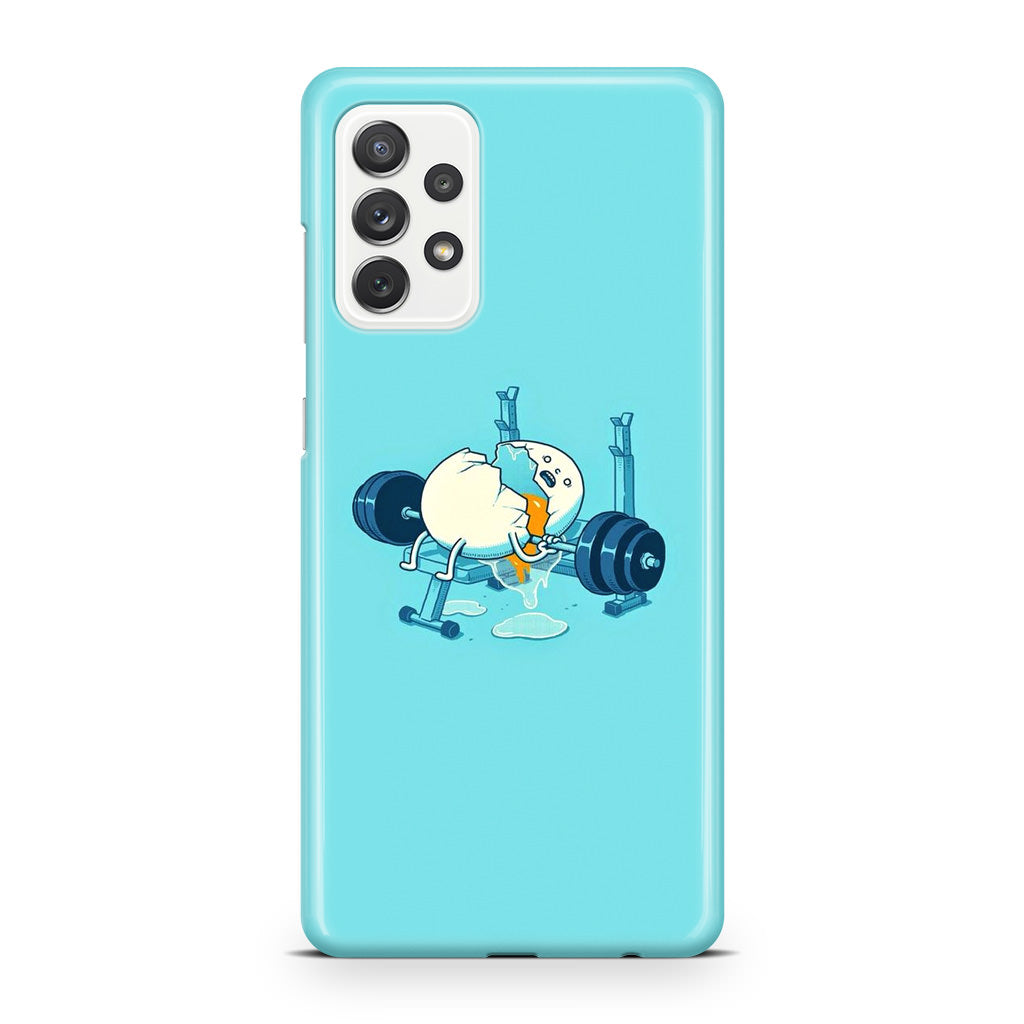 Egg Accident Workout Galaxy A32 / A52 / A72 Case