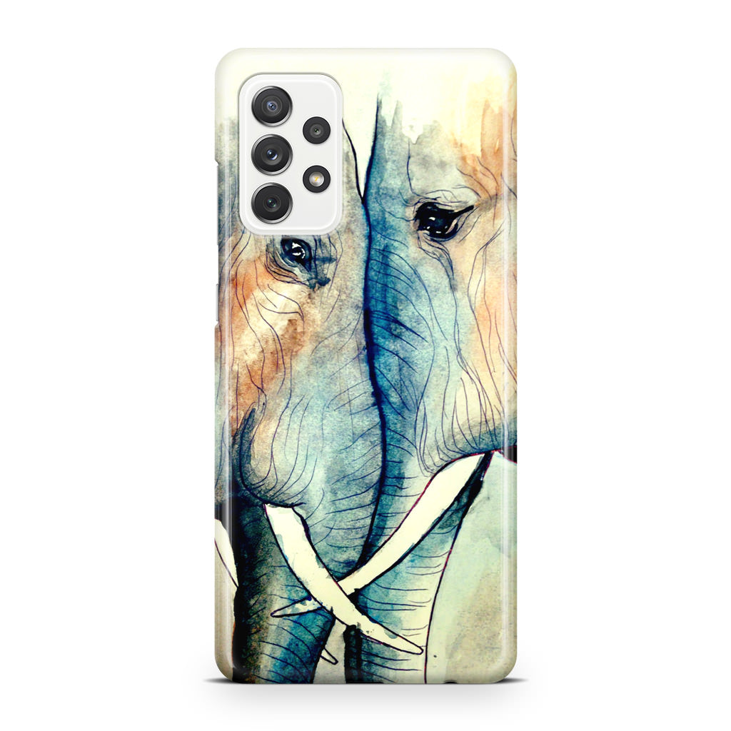 Elephants Sadness Galaxy A32 / A52 / A72 Case