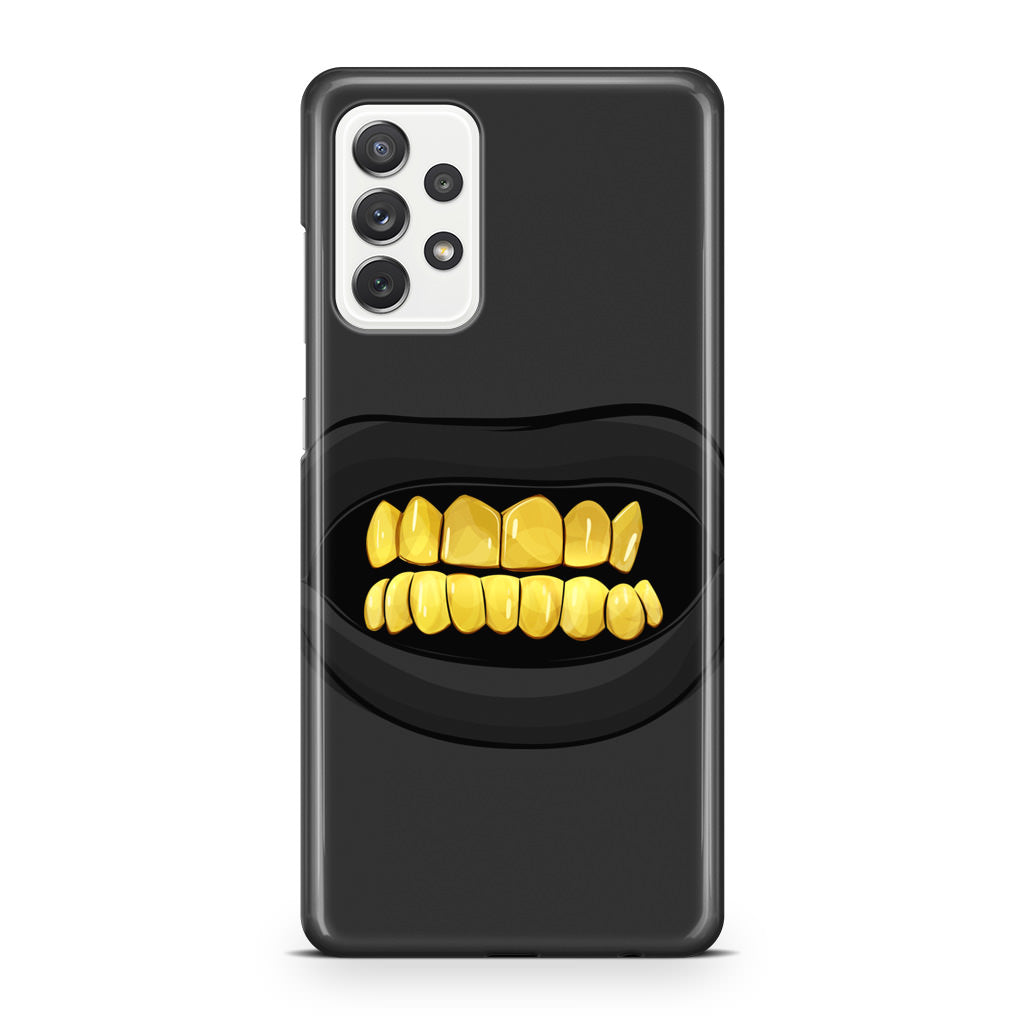 Gold Grillz Galaxy A32 / A52 / A72 Case