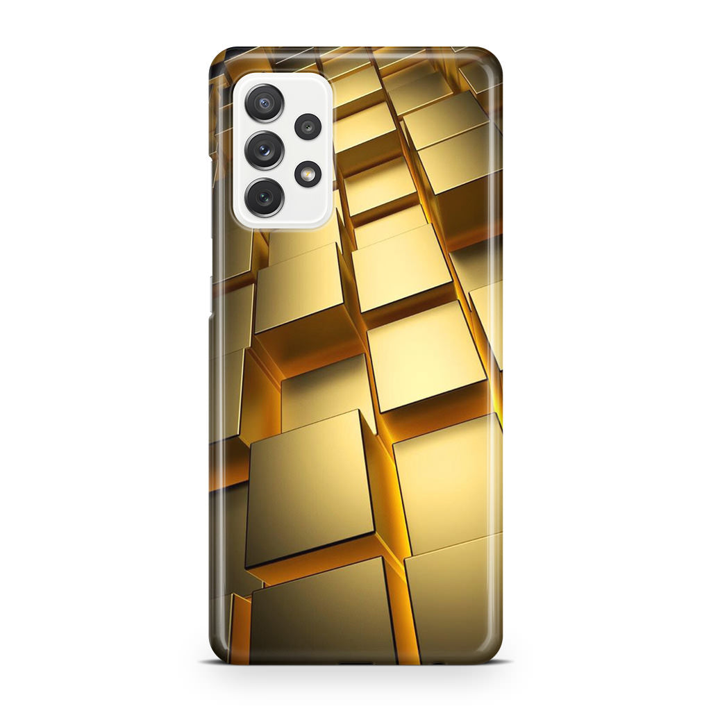 Golden Cubes Galaxy A32 / A52 / A72 Case