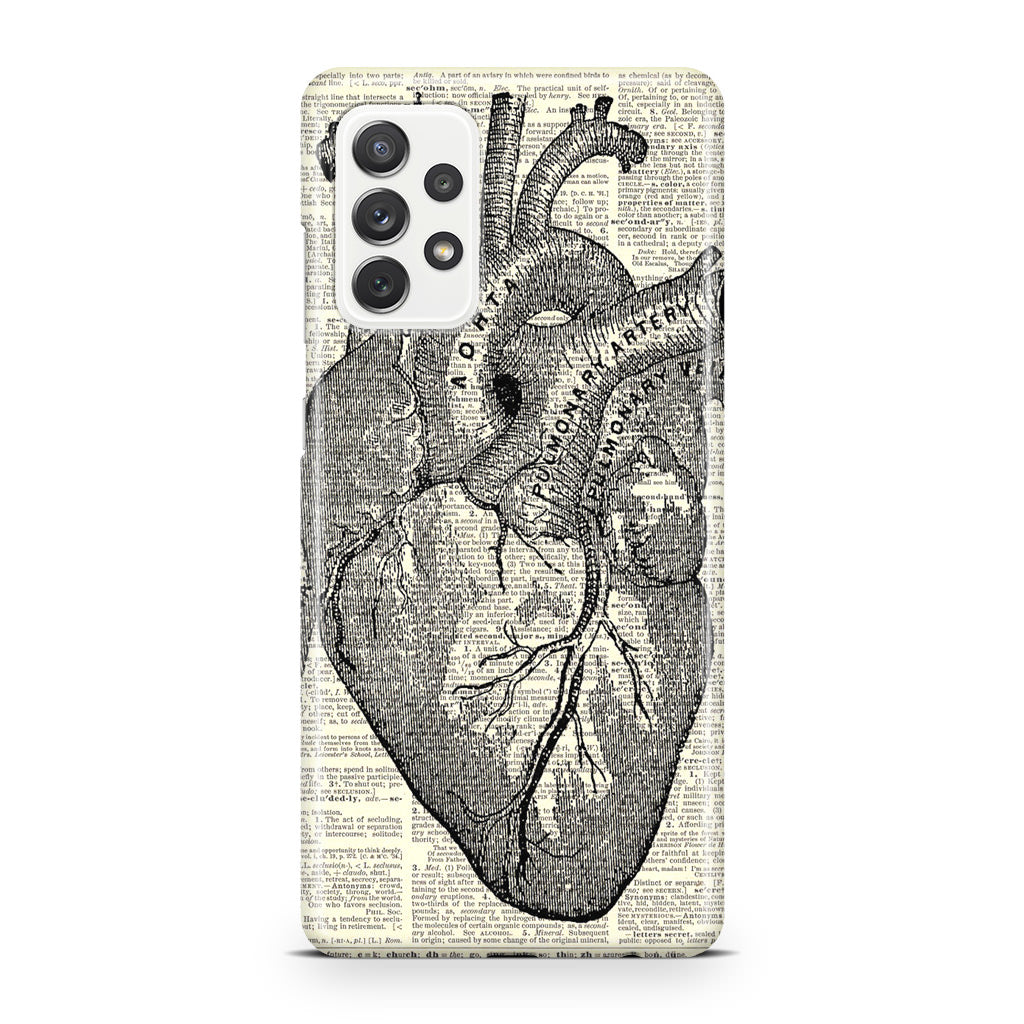 Heart Book Art Galaxy A32 / A52 / A72 Case