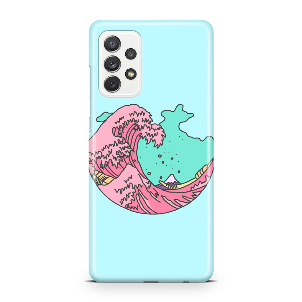 Japanese Pastel Wave Galaxy A32 / A52 / A72 Case