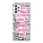 John Green Quotes I'm in Love With Cities Galaxy A32 / A52 / A72 Case