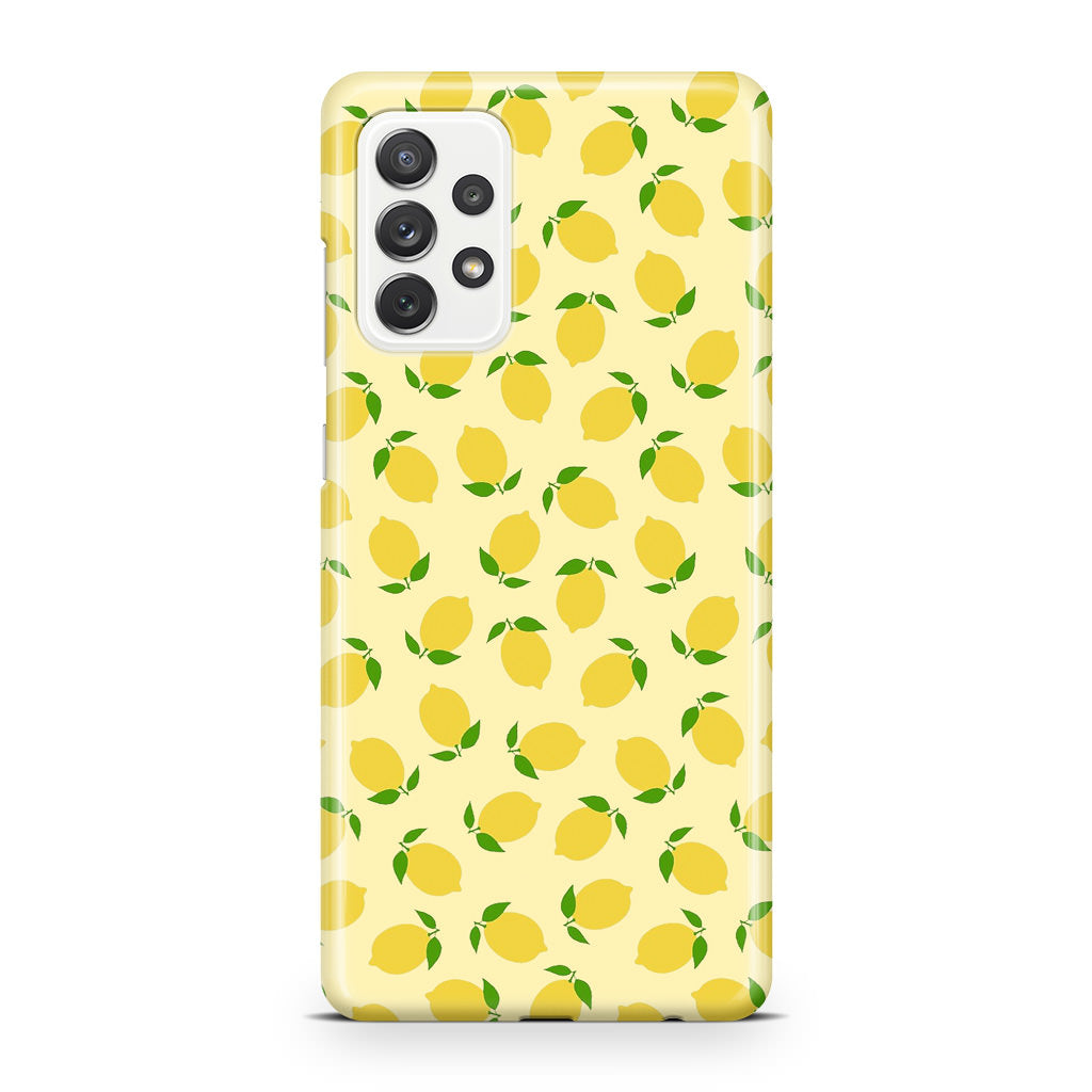 Lemons Fruit Pattern Galaxy A32 / A52 / A72 Case