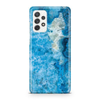 Navy Blue Marble Galaxy A23 5G Case