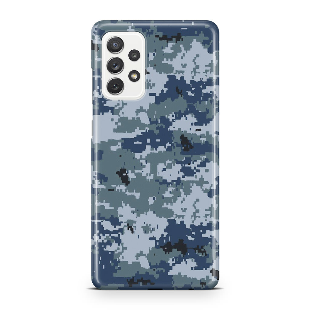 Navy Camo Galaxy A32 / A52 / A72 Case