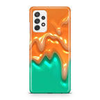 Orange Paint Dripping Galaxy A23 5G Case