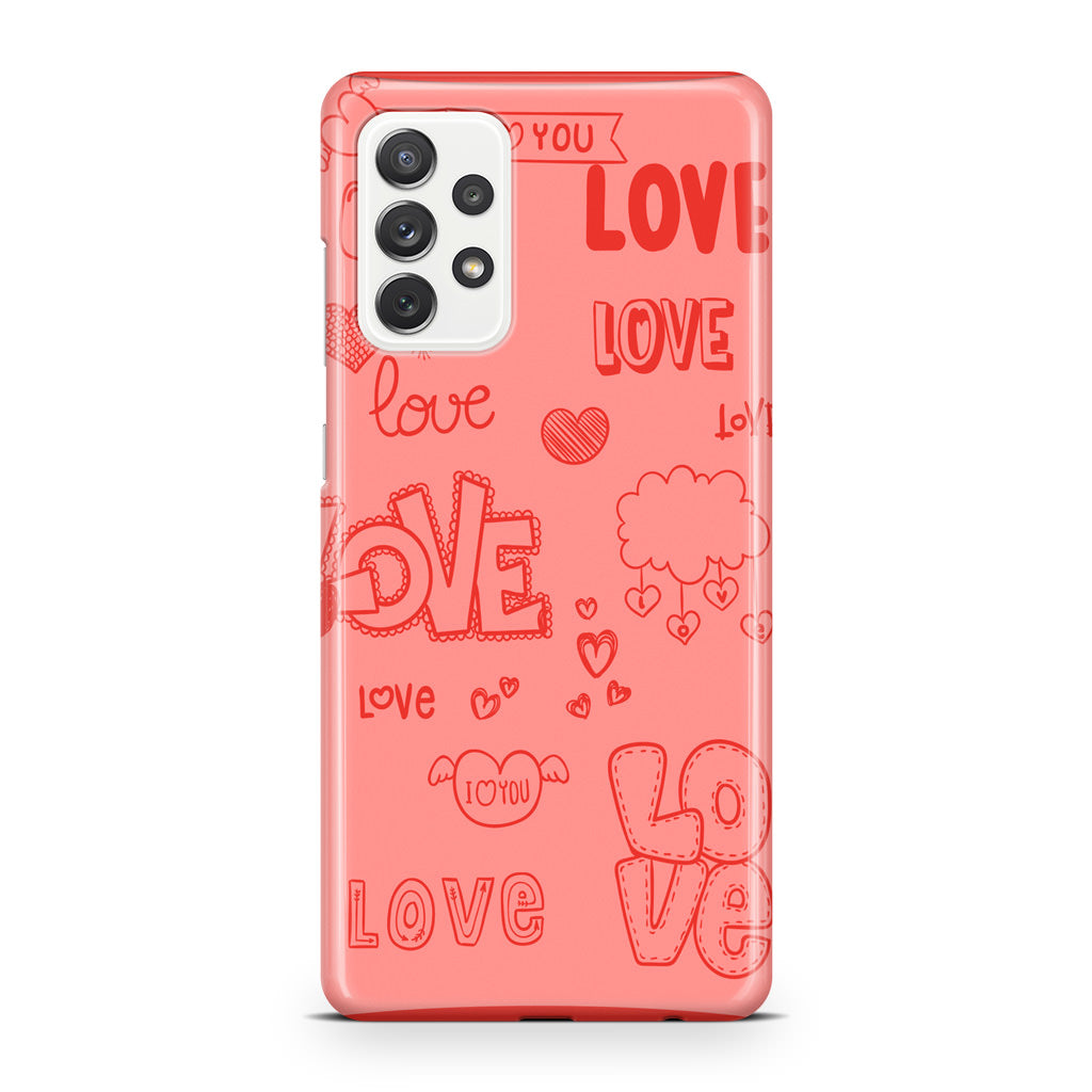 Pink Lover Galaxy A32 / A52 / A72 Case