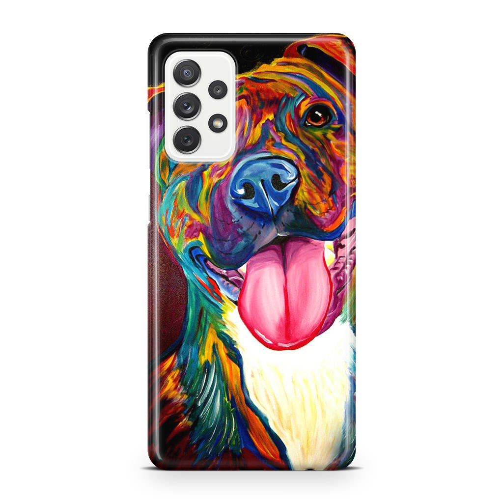 Pitbull Painting Art Galaxy A32 / A52 / A72 Case