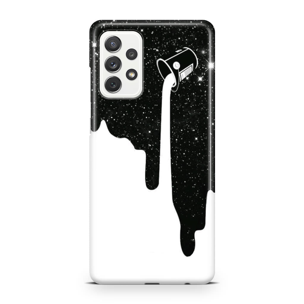 Pouring Milk Into Galaxy Galaxy A32 / A52 / A72 Case