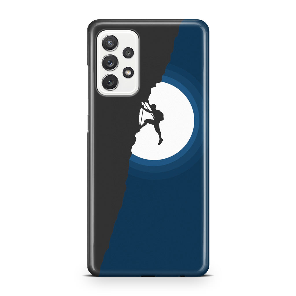 Silhouette of Climbers Galaxy A23 5G Case