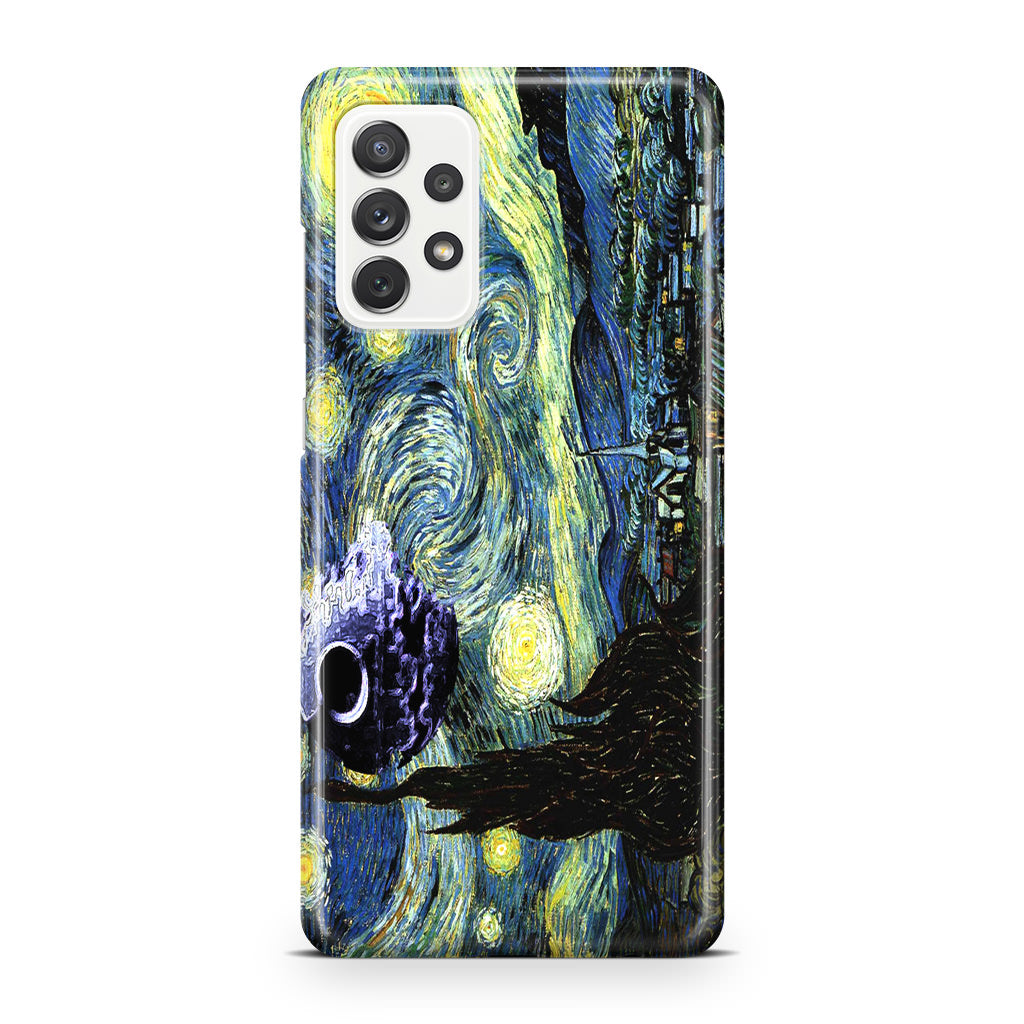 Skellington on a Starry Night Galaxy A32 / A52 / A72 Case