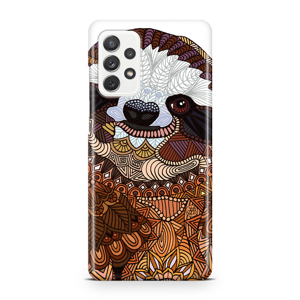 Sloth Ethnic Pattern Galaxy A32 / A52 / A72 Case