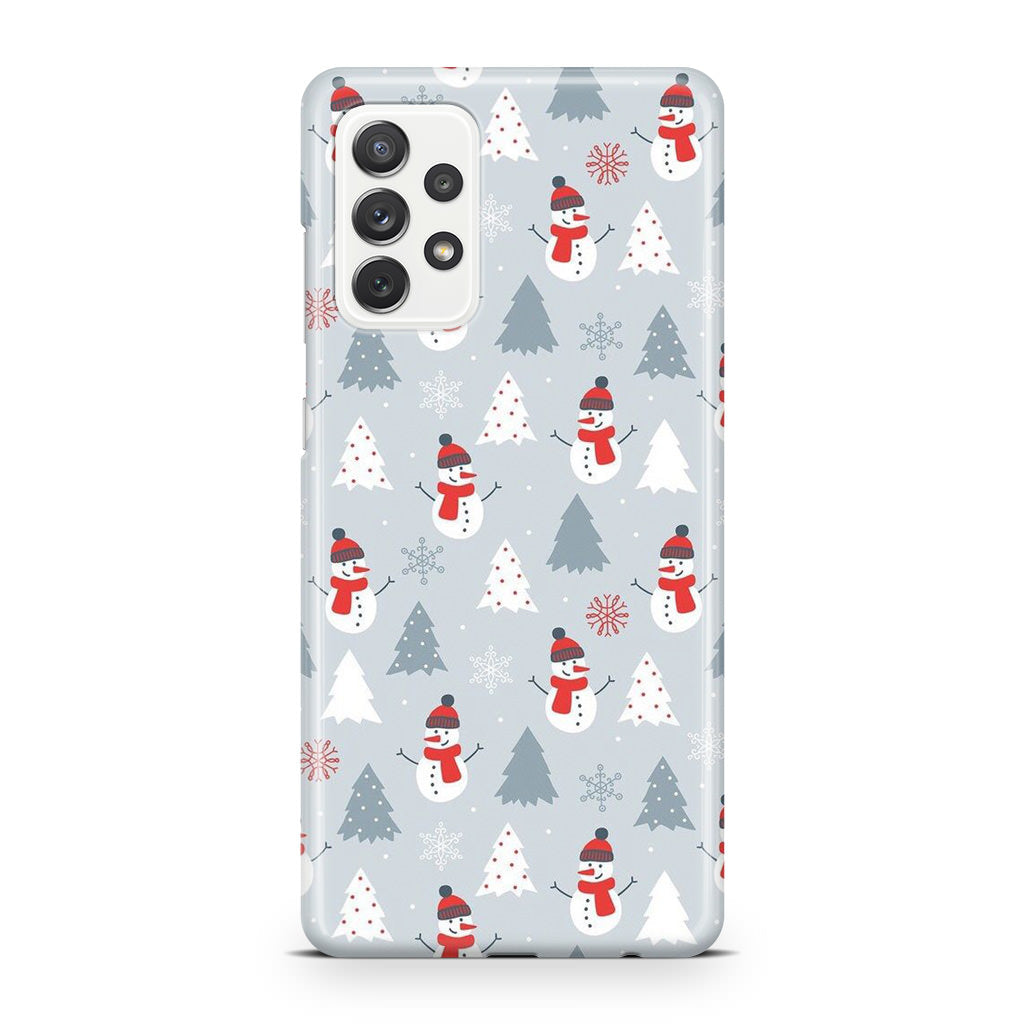 Snowmans Pattern Galaxy A32 / A52 / A72 Case