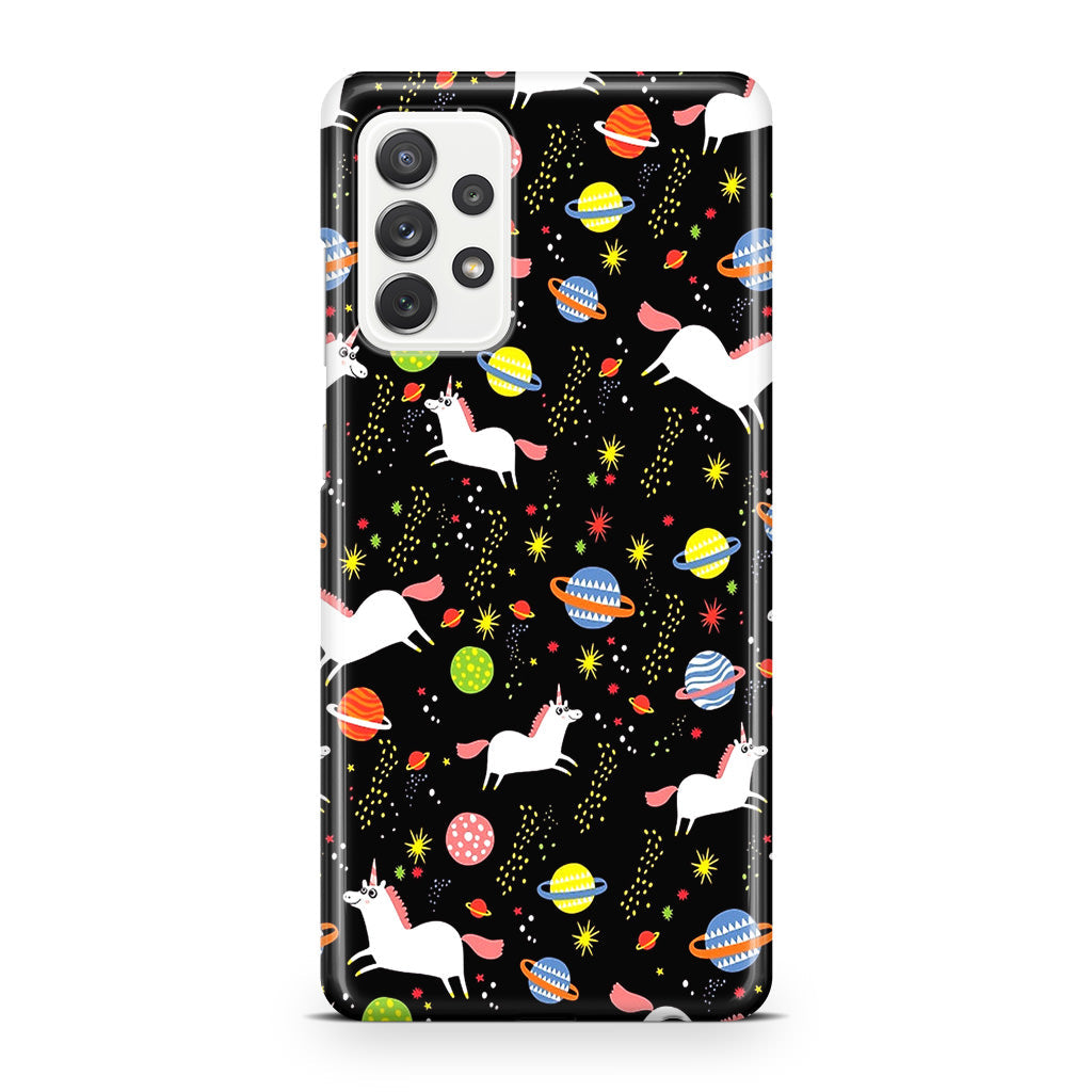 Space Unicorn Pattern Galaxy A23 5G Case