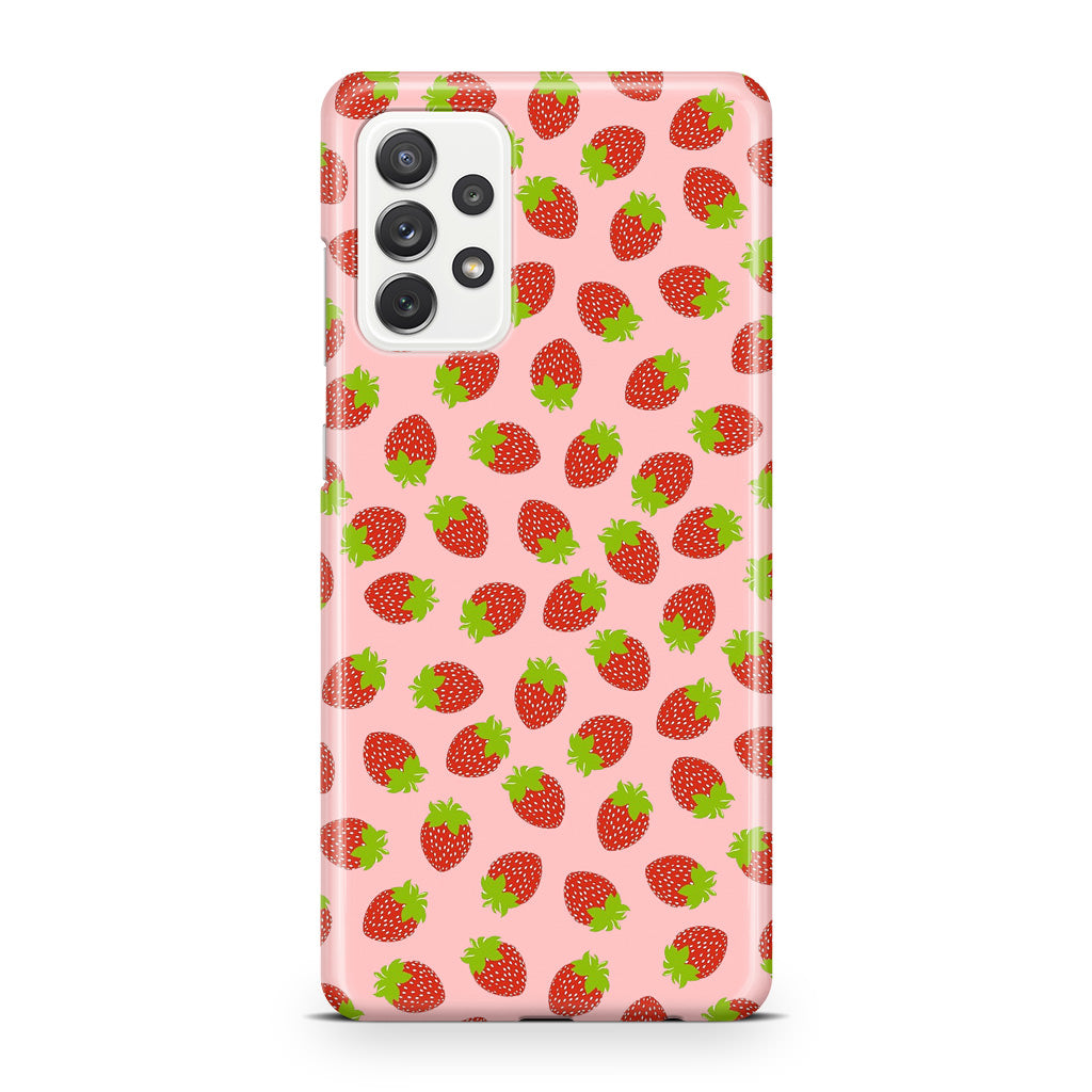 Strawberries Pattern Galaxy A32 / A52 / A72 Case