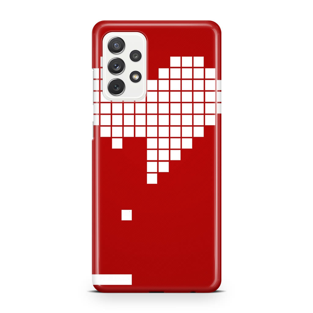 Tetris Heart Galaxy A32 / A52 / A72 Case