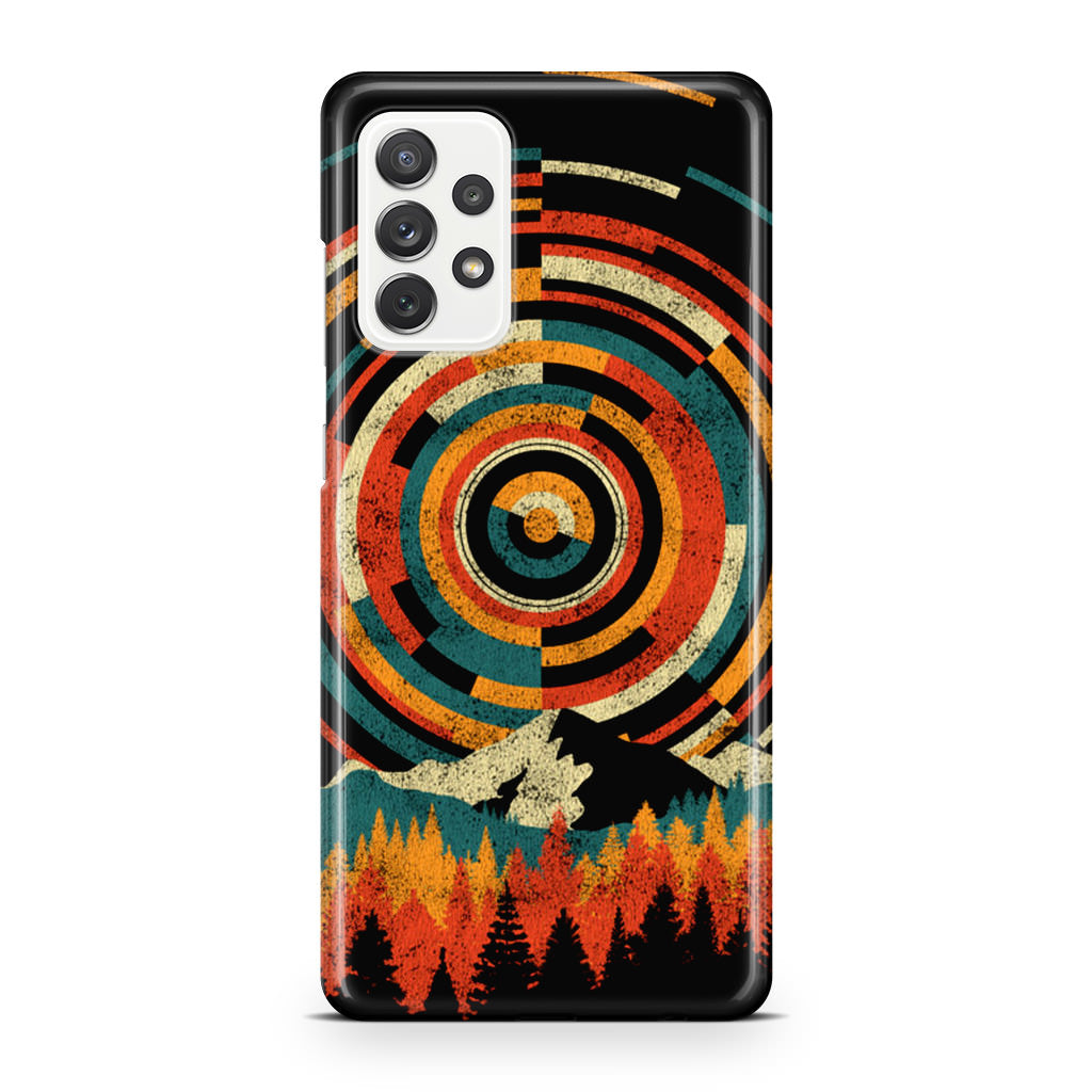 The Geometry Of Sunrise Galaxy A23 5G Case