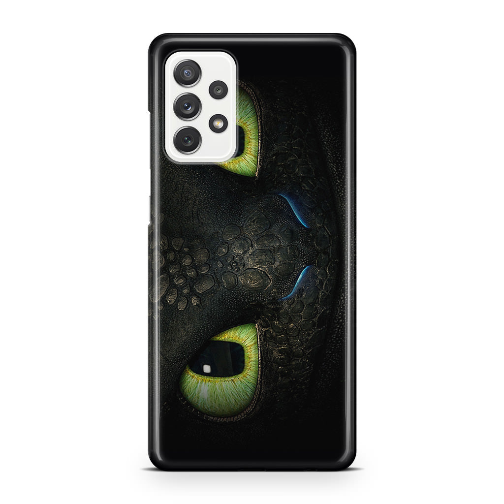 Toothless Dragon Eyes Close Up Galaxy A32 / A52 / A72 Case