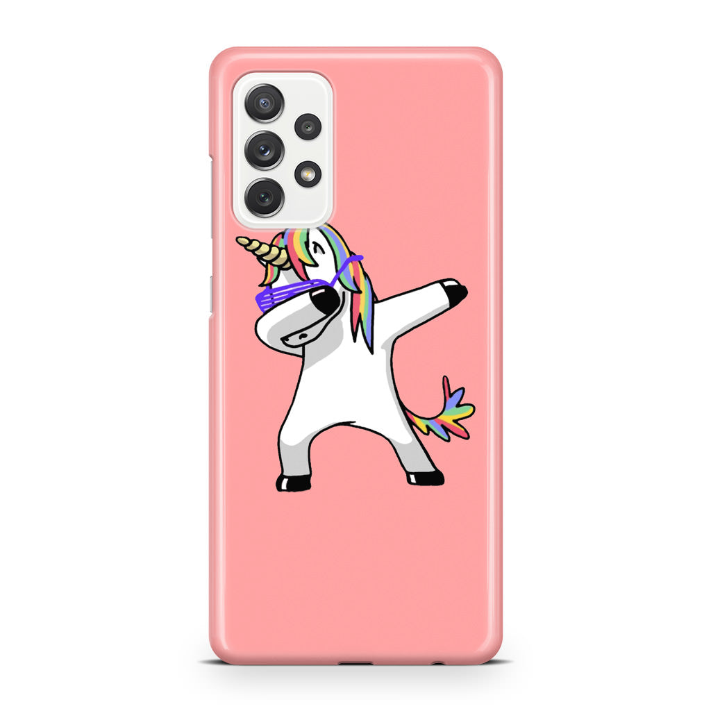 Unicorn Dabbing Pink Galaxy A23 5G Case