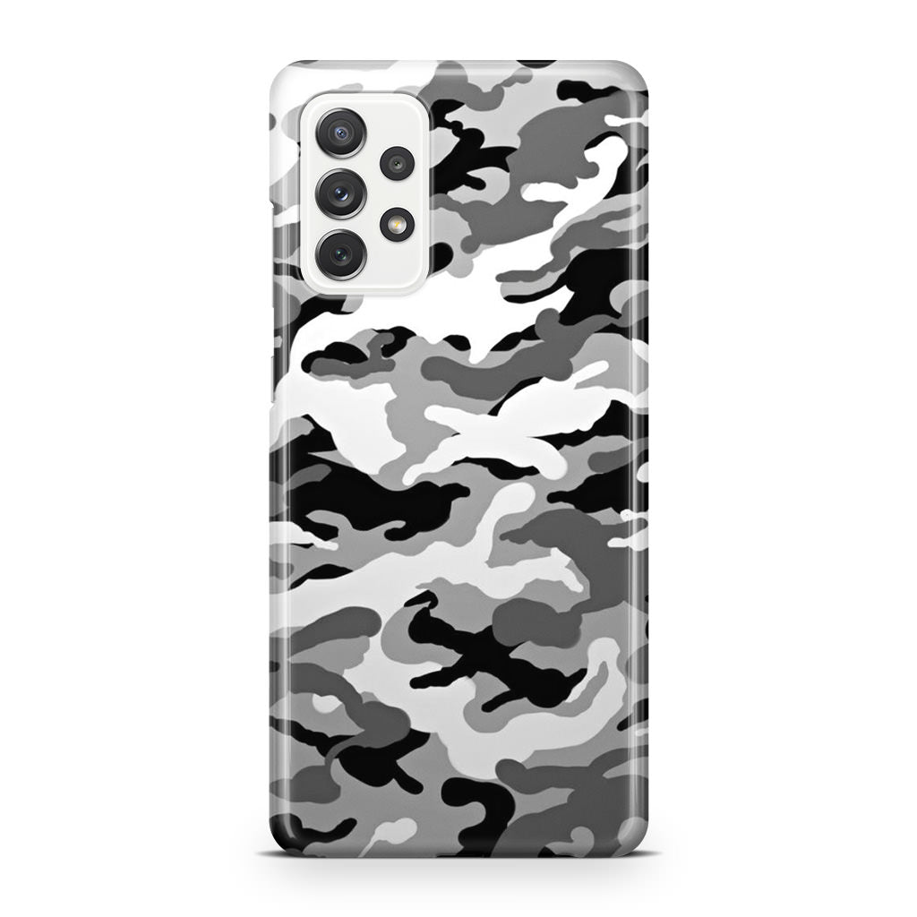 Winter Army Camo Galaxy A32 / A52 / A72 Case