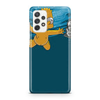 Bart Swimming For Money Galaxy A32 / A52 / A72 Case
