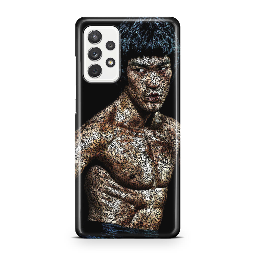 Bruce Lee Typograph Galaxy A32 / A52 / A72 Case
