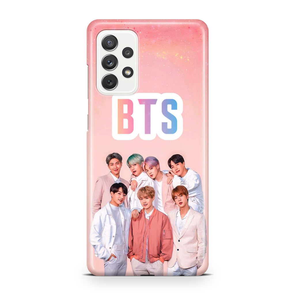 BTS Member in Pink Galaxy A32 / A52 / A72 Case