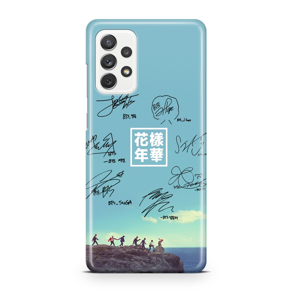 BTS Signature Galaxy A32 / A52 / A72 Case