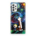 Calvin Art At Starry Night Galaxy A32 / A52 / A72 Case