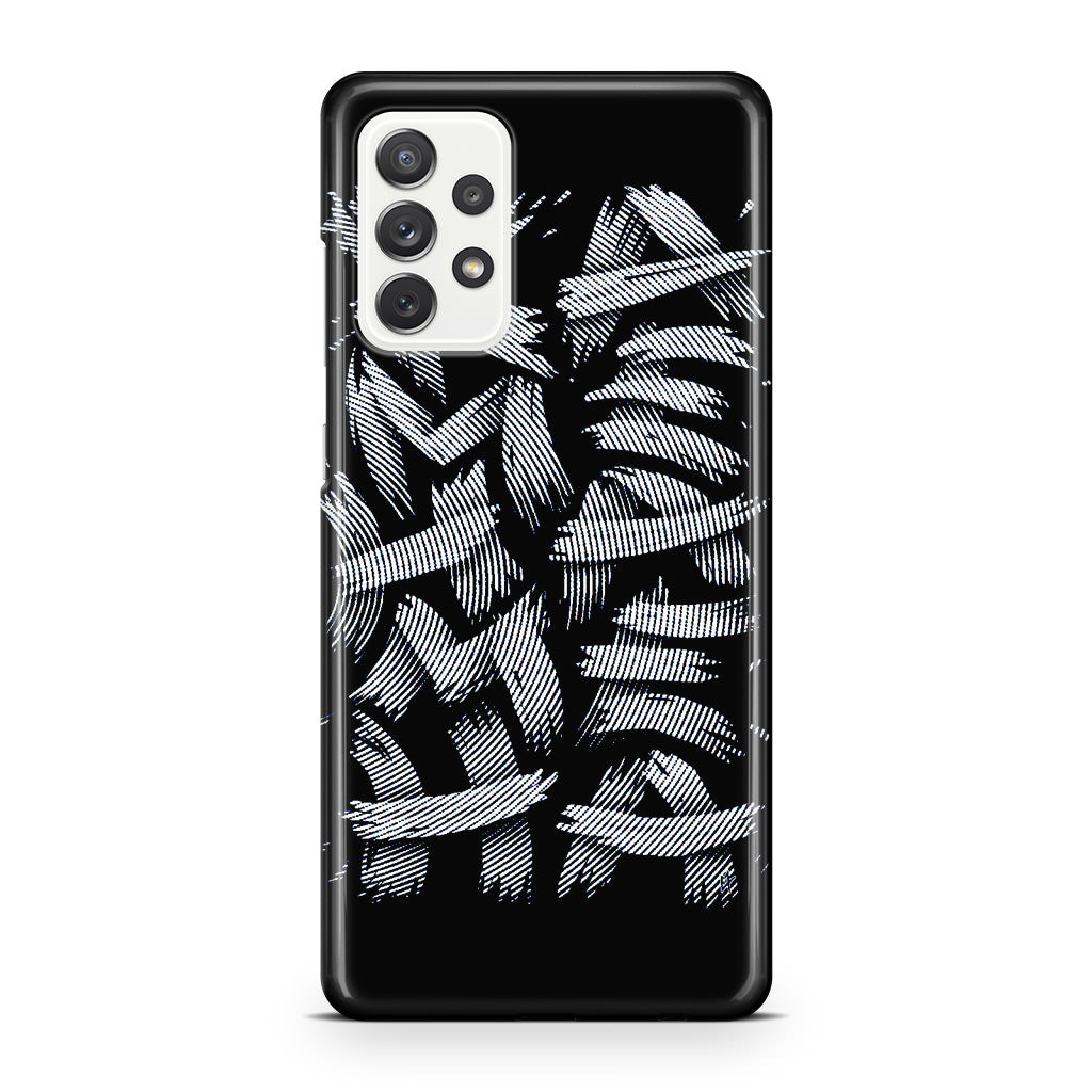 Dragon Ball Kamehameha Font Art Galaxy A32 / A52 / A72 Case